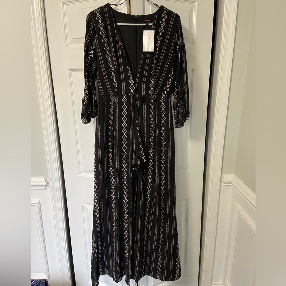 Western style dress romper